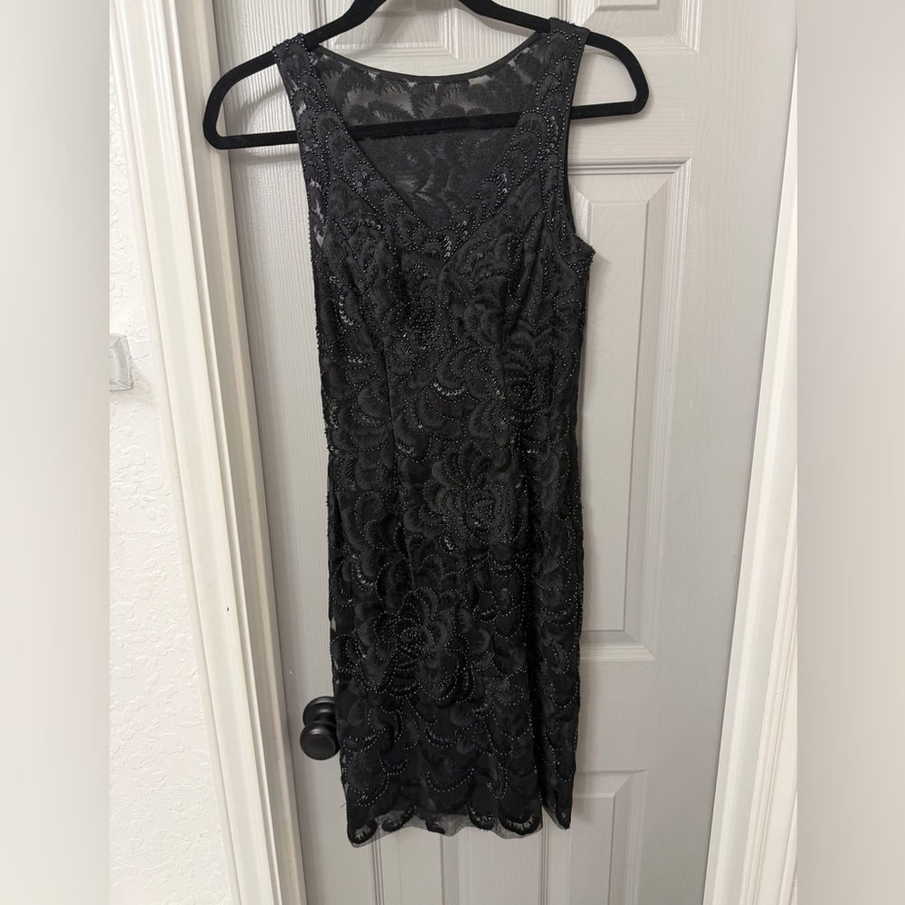 Sue Wong Nocturne Embroidered Dress